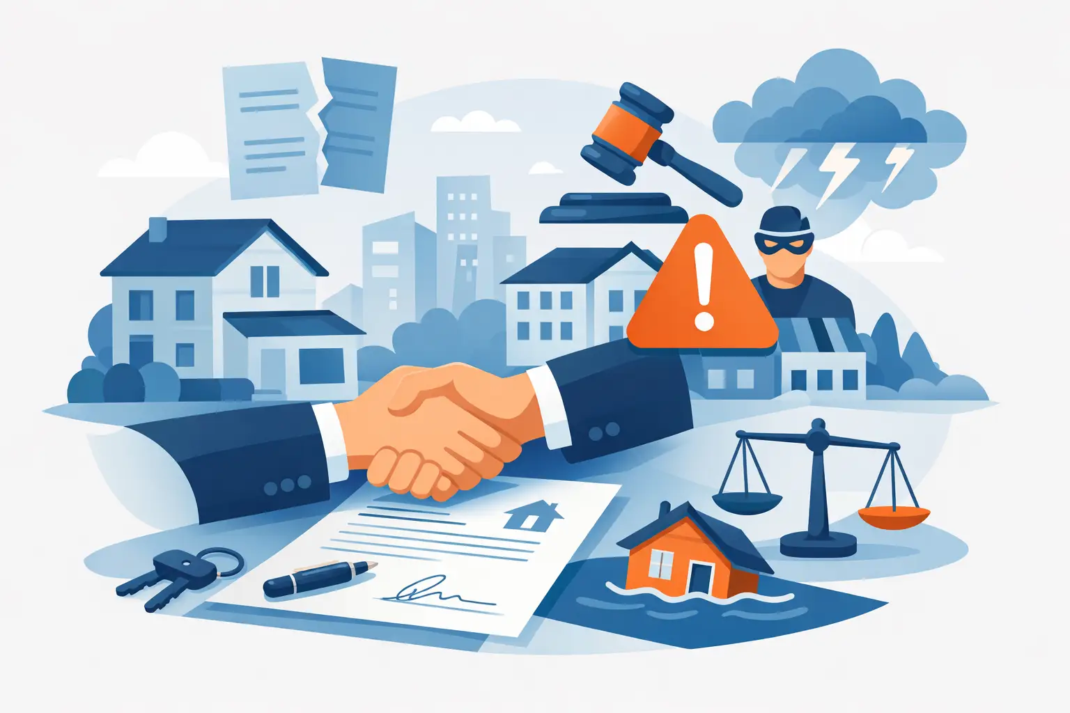 No momento, você está visualizando Principais riscos em contrato imobiliário