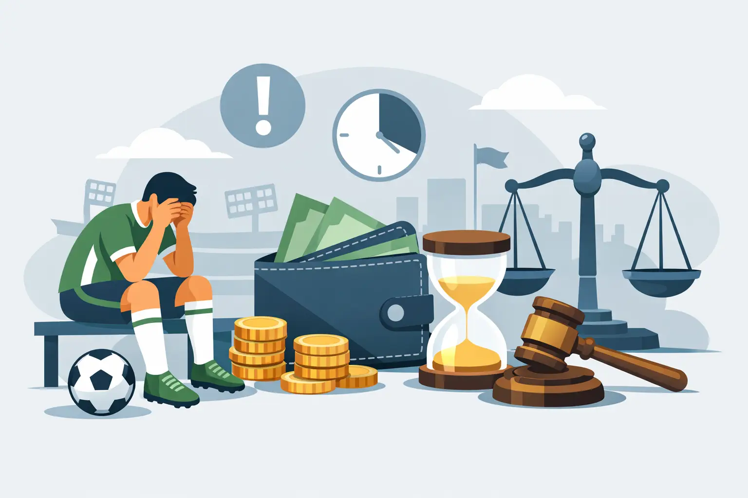 No momento, você está visualizando Caso de atraso salarial no futebol e seus direitos