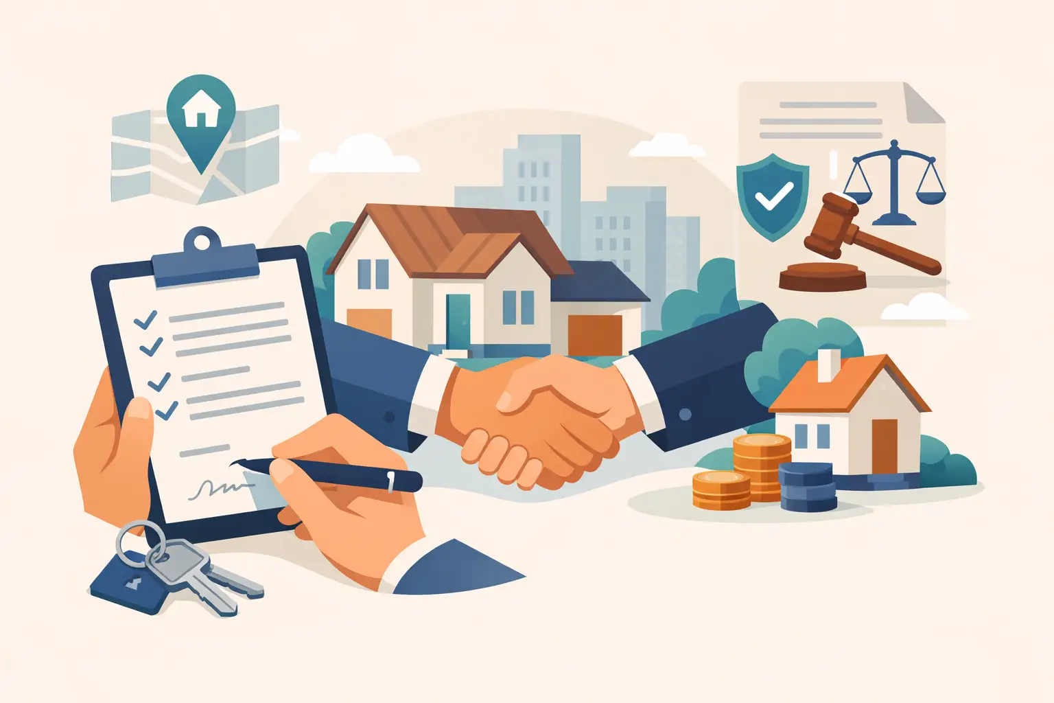 No momento, você está visualizando Cláusulas essenciais em contrato imobiliário